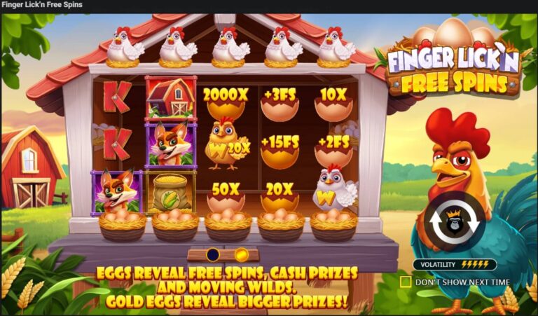 Get Your Taste Buds Tingling with Finger Lick’n Free Spins Slot Game