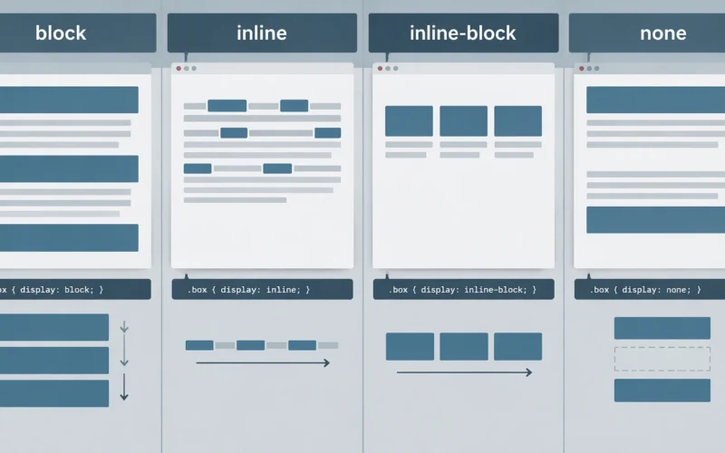 css display property explained
